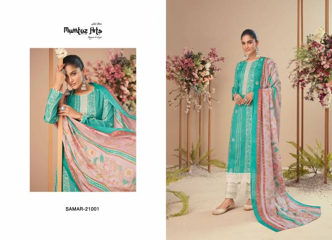 Samar By Mumtaz Arts 21001-21008 Cotton Dress Material Catalog